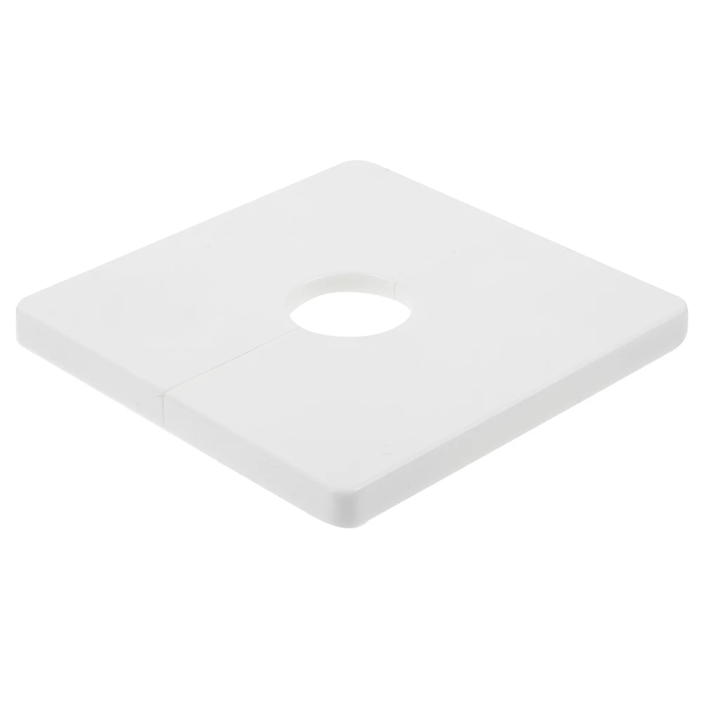 

PVC Wall Hole Cover Cap 28mm White for Faucet Heating Pipes Air Conditioner Reserved Holes Pipe Covers Escutcheon Plate Split