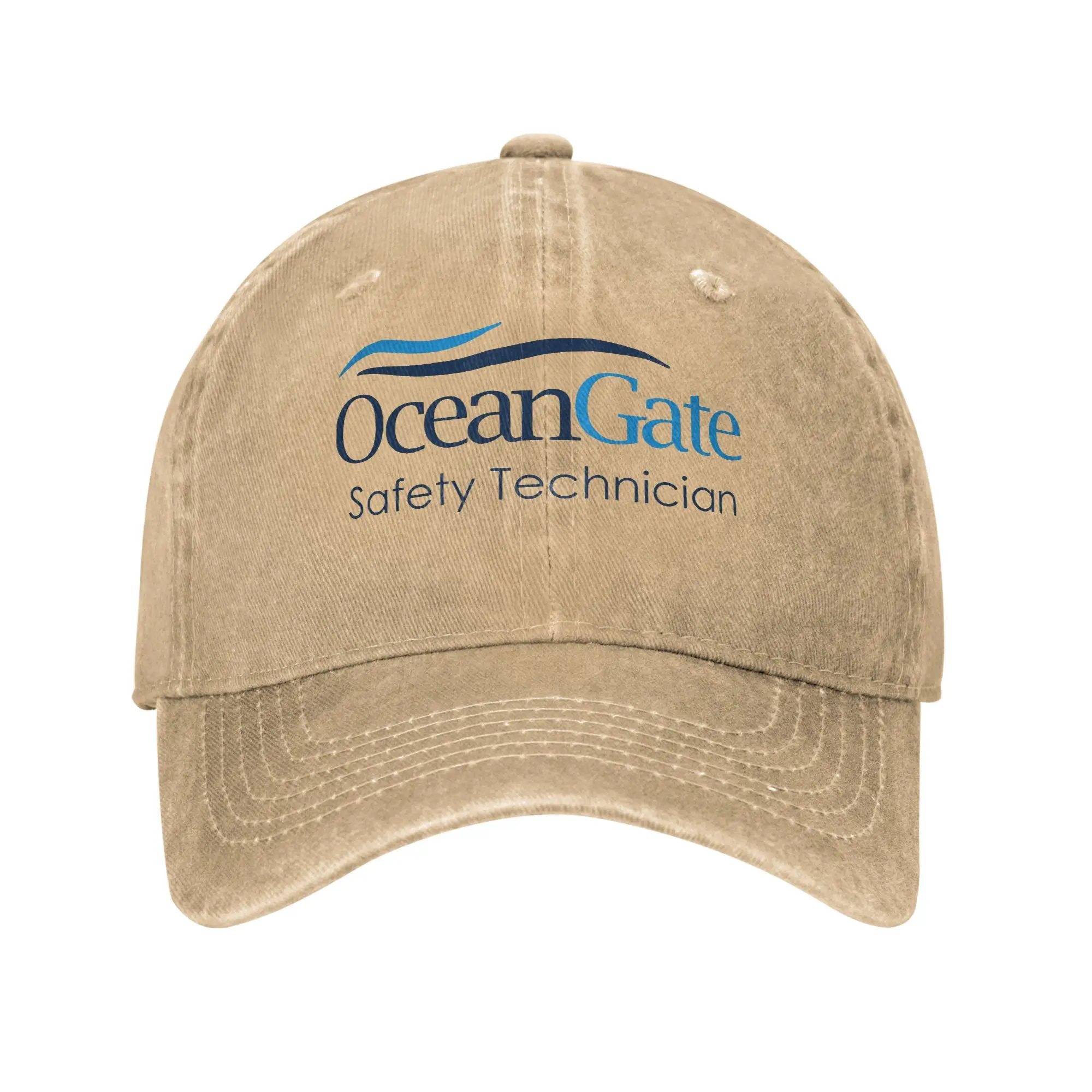 Ocean Gate Casual Baseball Cap Summer Safety Technician Trucker Hat Outdoor Sport Snapback Cap Couple Women Trendy Baseball Caps