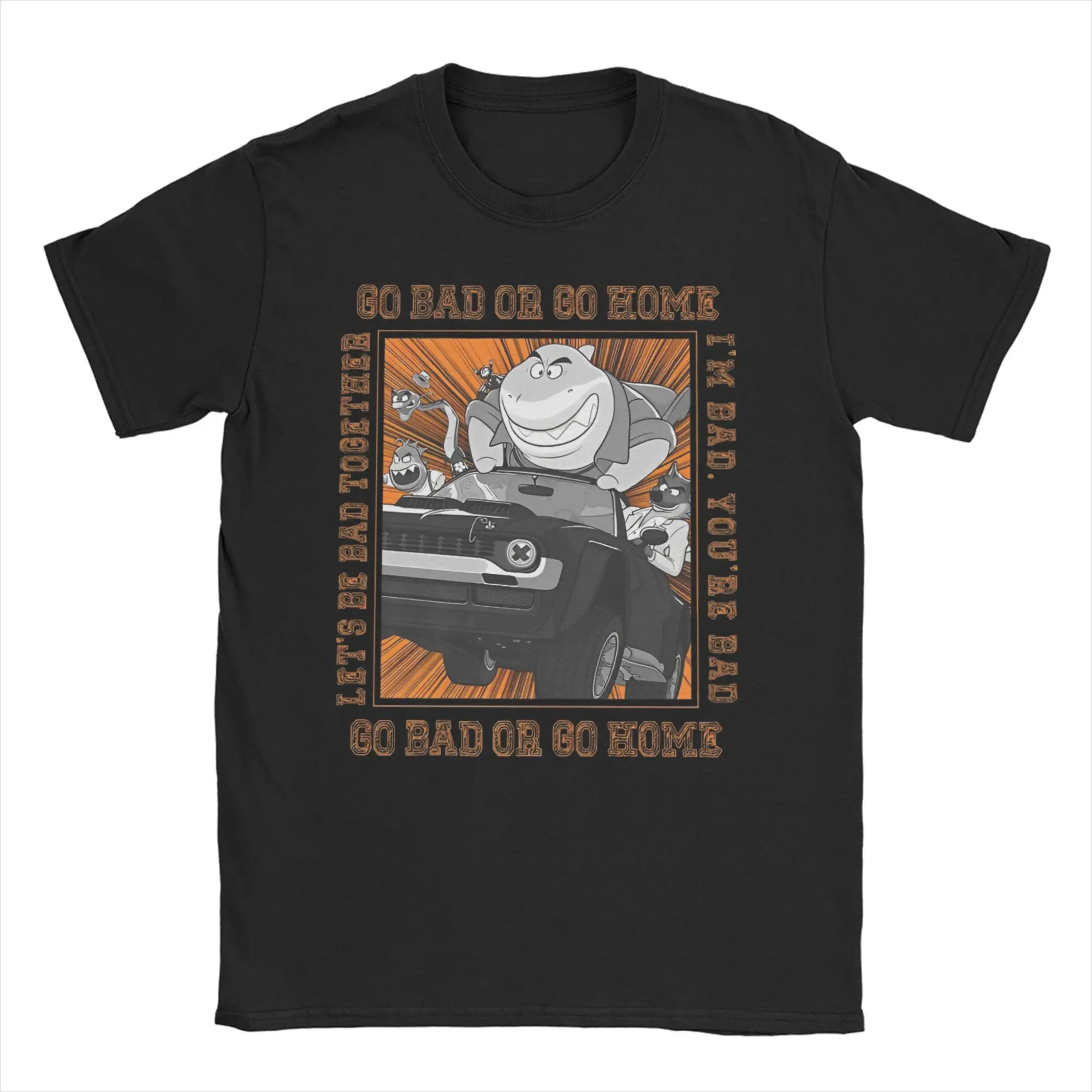 

The Bad Guys 2025 New Anime Movie Graphic Printing T Shirt for Men Women 100% Cotton Tee Shirt Clothing