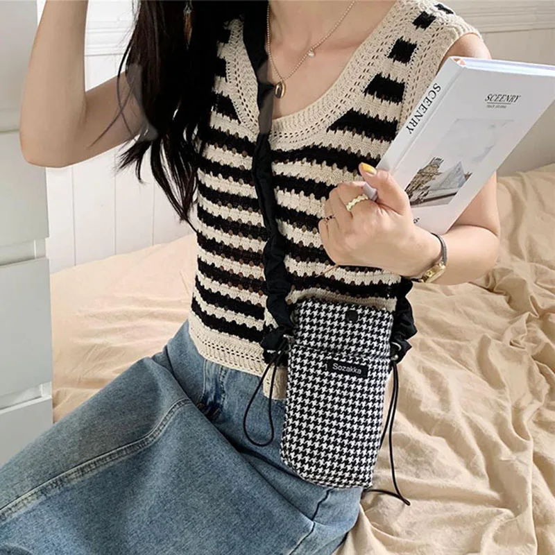 Phone Bag for Women, Cute Crossbody Bags for Carrying Mobile Phones, Fashionable Key Bag Lady Female Multifunction Handbag