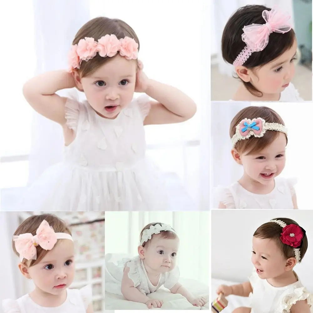 baby headband korean newborn hair bands baby girls hair accessories DIY flowers Children photographed kids photos accessory