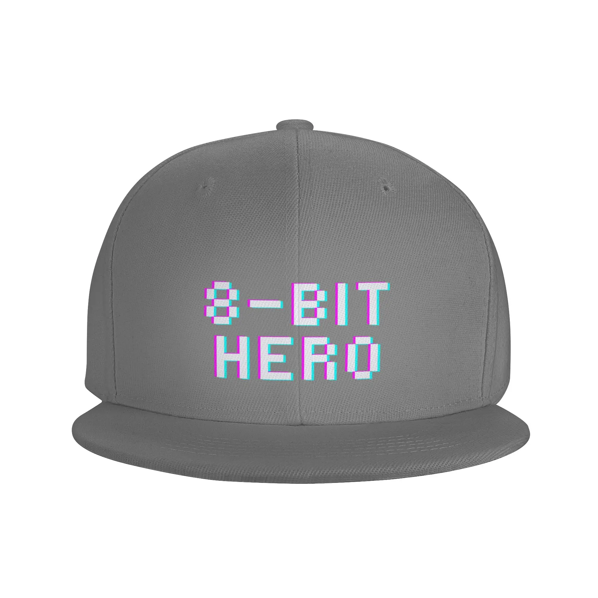 Fashion 8-BIT HERO- for retro video game lovers Flat Brim Sun Hat  Instagram Style Women's Cap 2021