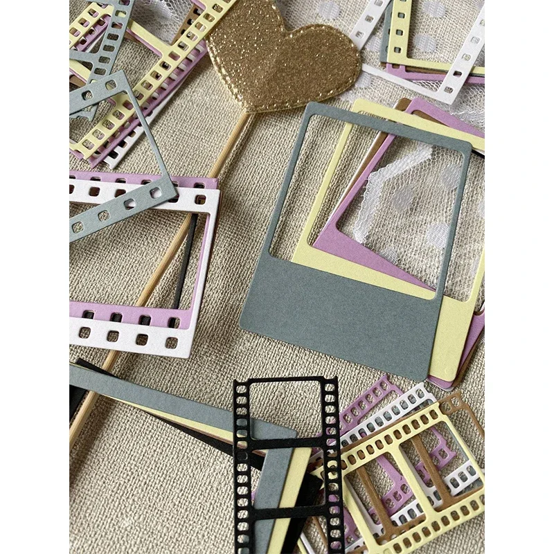 2024 New Metal Cutting Dies Stamp Series Set Frame Diy Scrapbooking Photo Album Decorative Embossing Card Crafts Cutting Dies