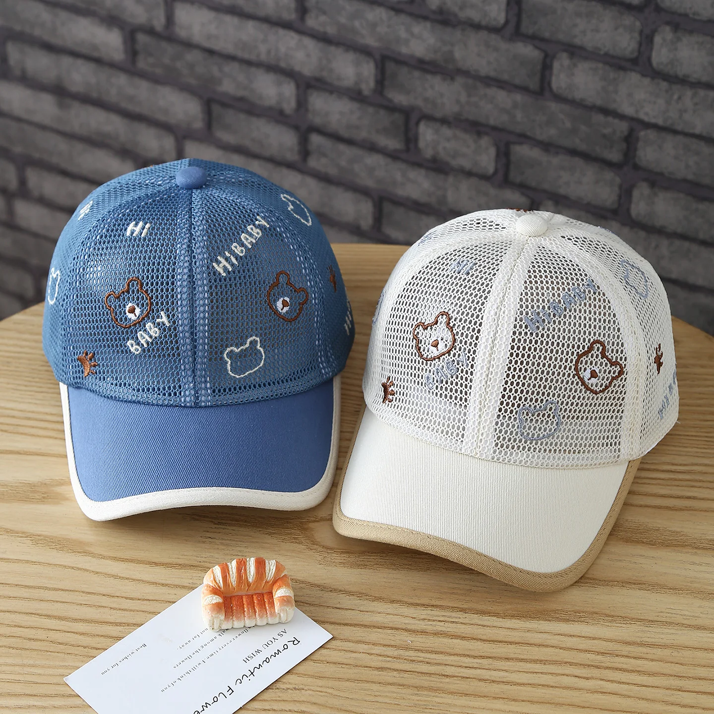 Korean-style Children's Hat - Summer Fashionable and Versatile Sun-Protective Beanie with Breathable Baseball Cap Design view 3