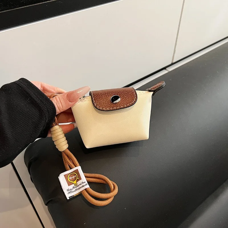 Lightweight Mini Makeup Bag Oxford Cloth Dumpling Headphone Bag for Storage Bags Hanging Holds Small Items Bolsas Femininas 2025 image 3