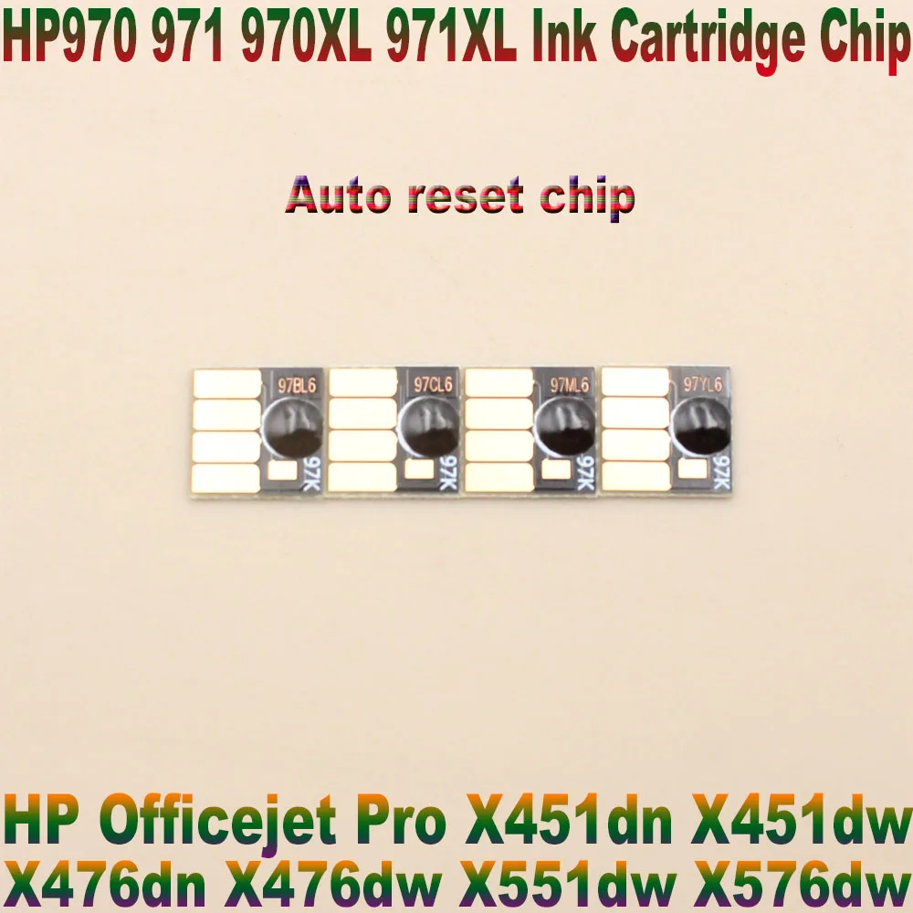 

Чип автоматического сброса 970XL 971XL для HP 970 971 Officejet Pro X451dn X551dw X476dn X576dw X451 X551 X476 X576 картридж с чернилами для принтера