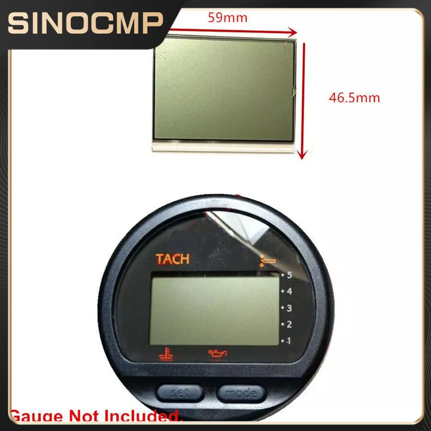 

LCD Display 6Y5-8350T-D0-00 For Yamaha Boat Digital TACH Gauge Speedometer Tachometer Fuel Temp Interior Parts Gauge Sets