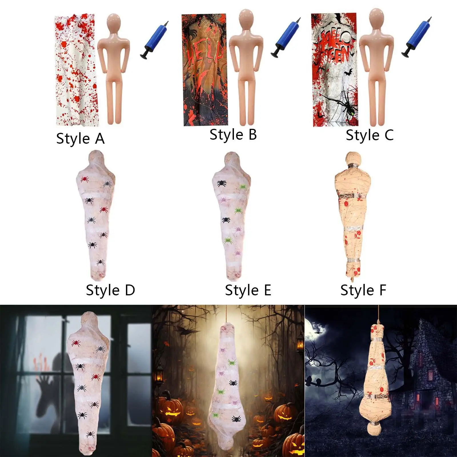

Halloween Dead Body Props Halloween Decoration for Graveyard Cemetery Garden