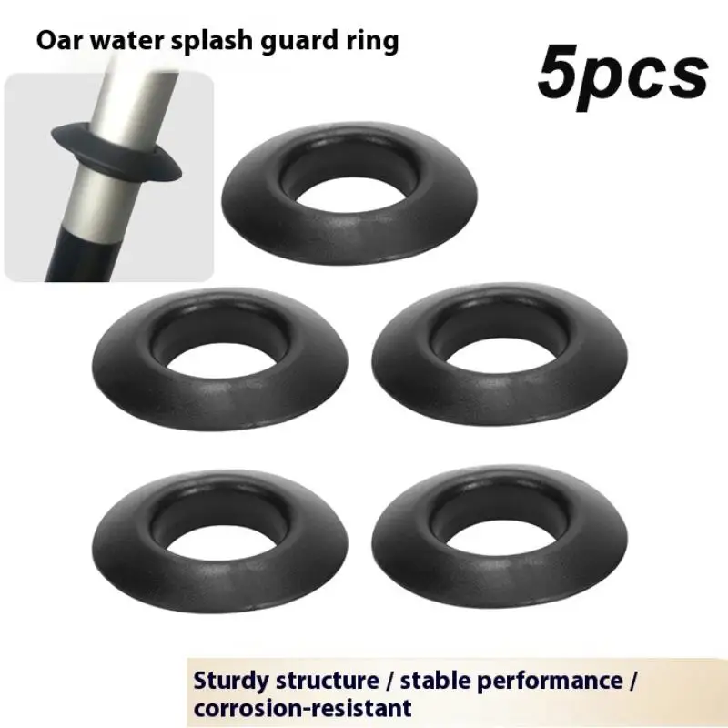 △ 5Pcs Drip Ring Replacement Outdoor Rowing Boat Raft Canoe Kayak Oar Accessories Paddle Splash Guards Propel Paddle Parts