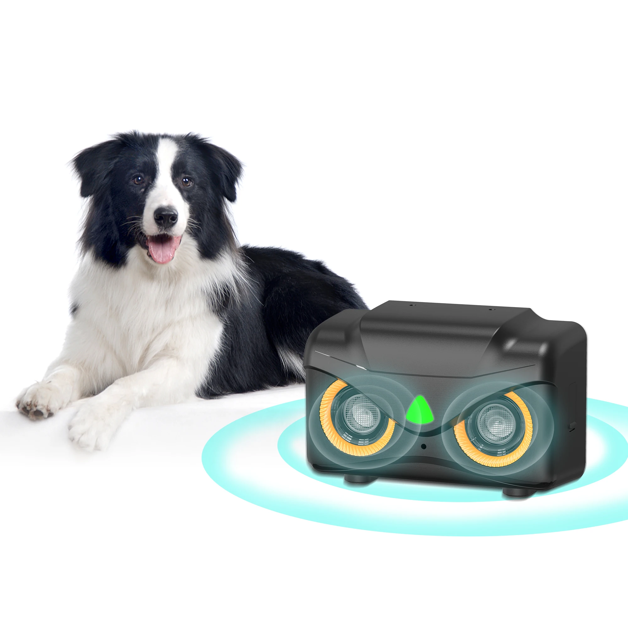 2024 Newest Design Portable Ultrasonic Dog Trainer Pet Barking No Barking Dog Ultrasonic Dog Bark Deterrent