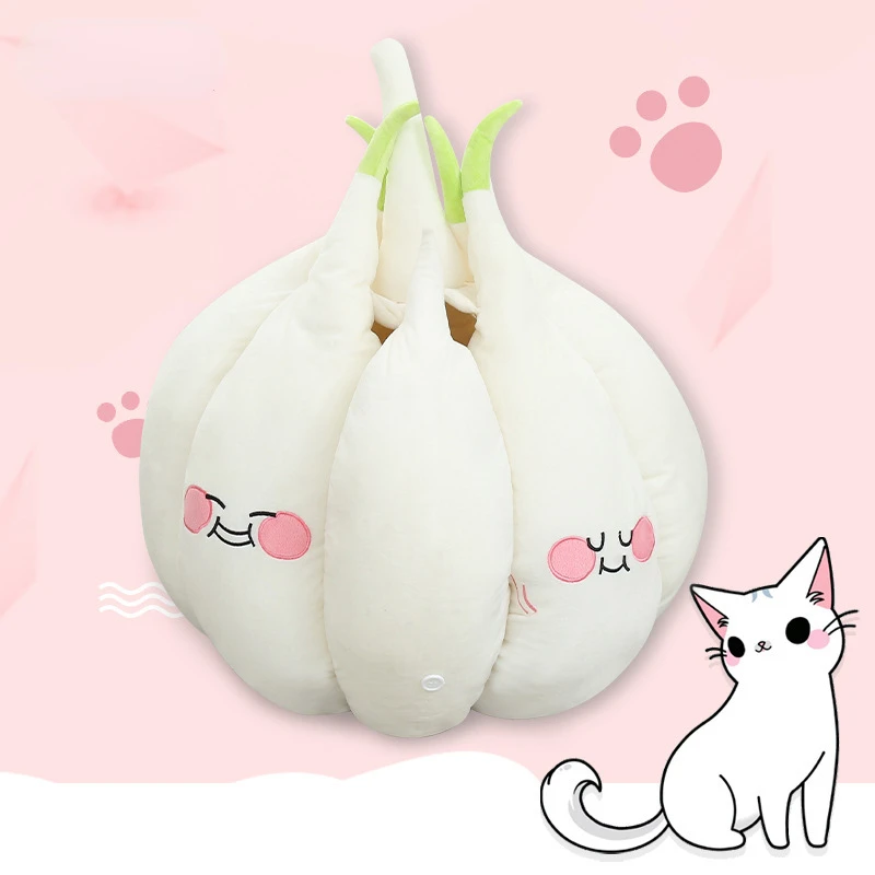 

Autumn and Winter Semi-enclosed Cat Litter Cartoon Thickened New Cat Litter Warm Dog Litter Garlic Nest