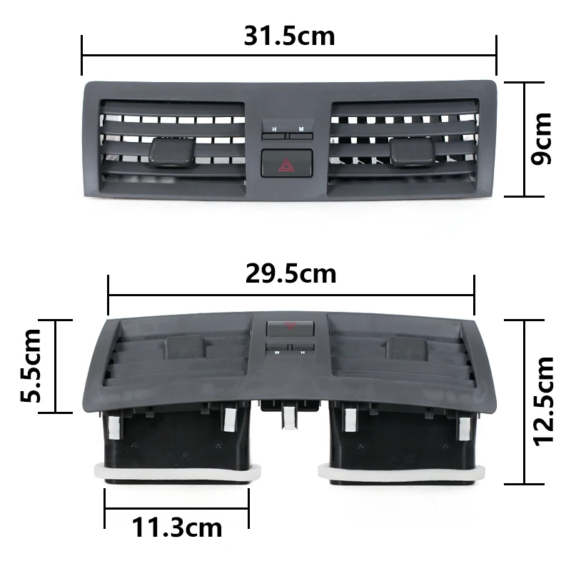 A/C Air Vent Outlet For Toyota Camry Dash 2007 2008-2013 Center A/C Air Conditioning Insert Outlet Panel Grille Cover 8433206100