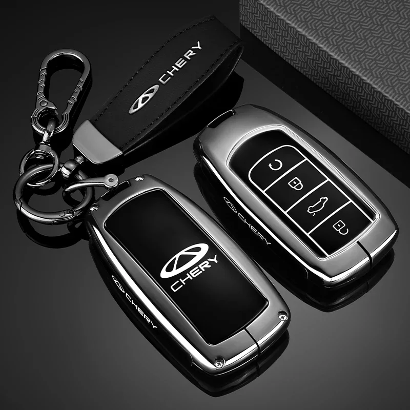 Metal Key For Chery Tiggo 8Plus Pro Anti-Scratch Full Protection Remote Key Auto Accessories Fit 2026 Tiggo 8Car Key Protector