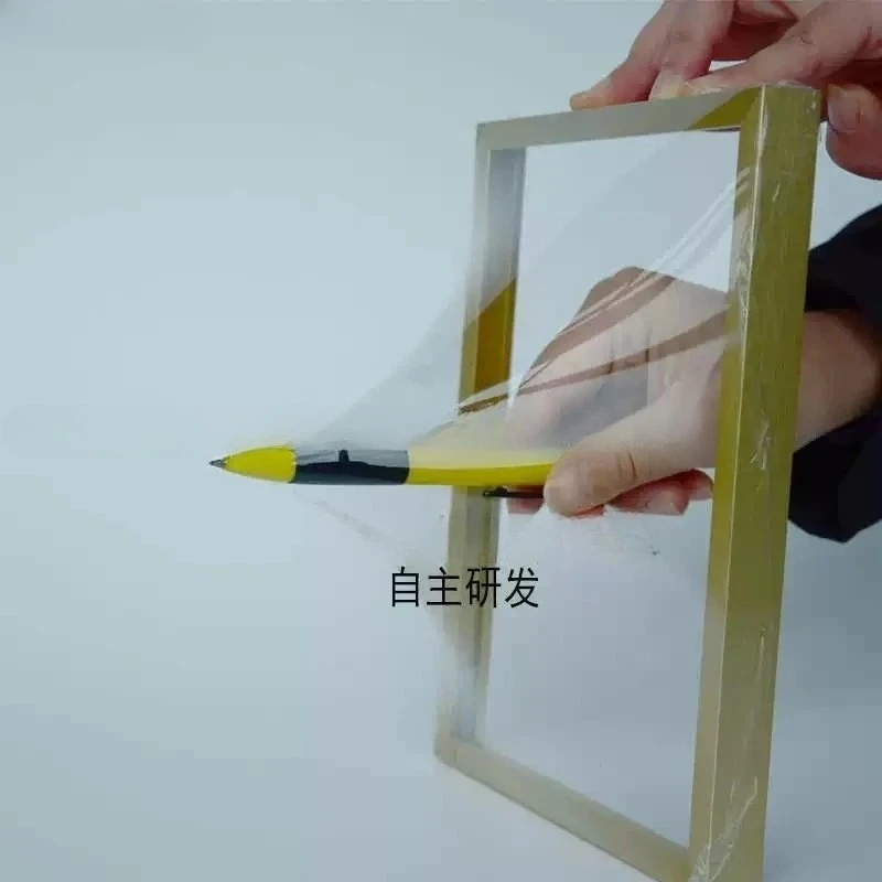 20-600um PDMS فيلم Polydimethylsiloxane Elastomer فيلم شفاف ومسامي وتنفس