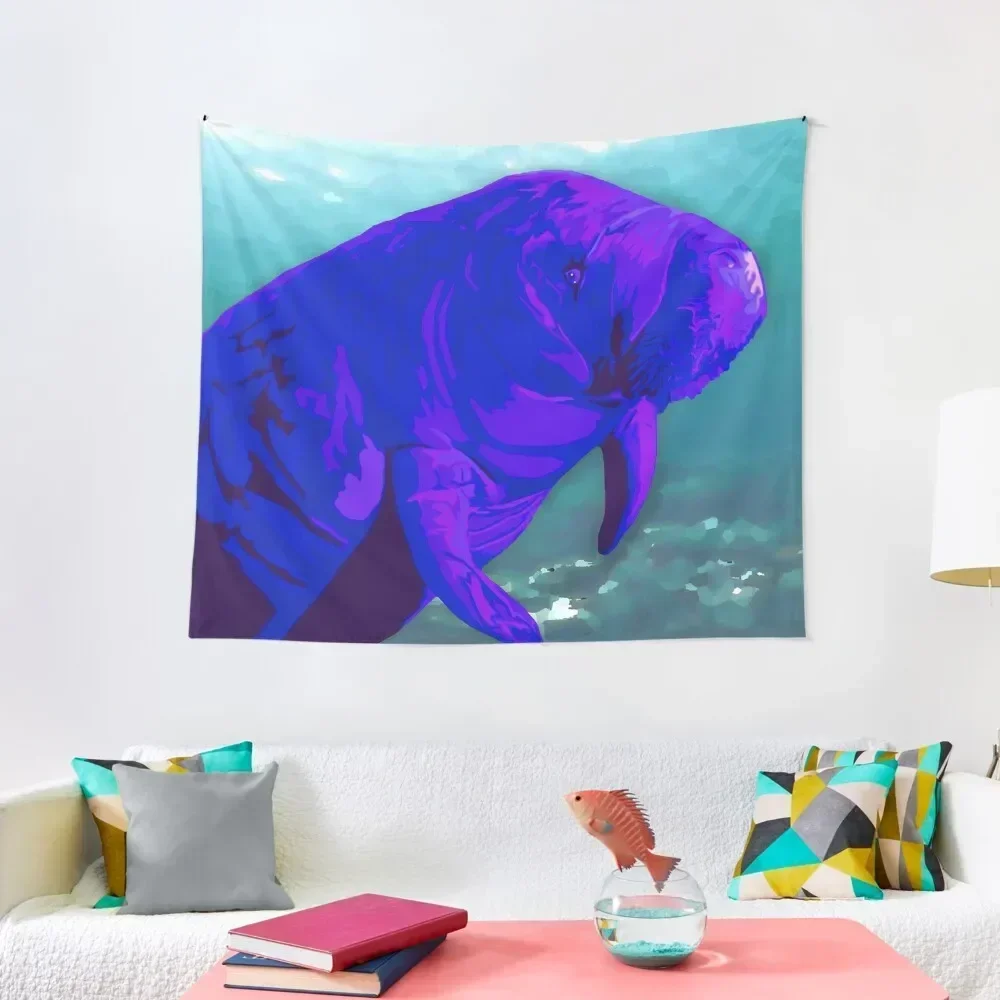 Manatee Art Tapestry Home Decorations Home Decor Aesthetic Room Aesthetic Decor Tapestry