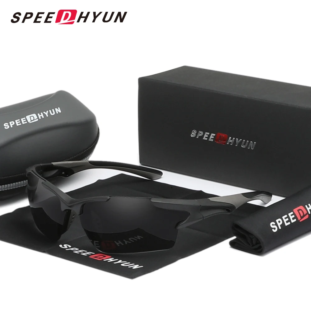 

SPEEDHYUN Cycling Glasses man Mountain Bike Bicycle Sport Cycling Sunglasses High Quality Anti-Glare Mirror Lens Women