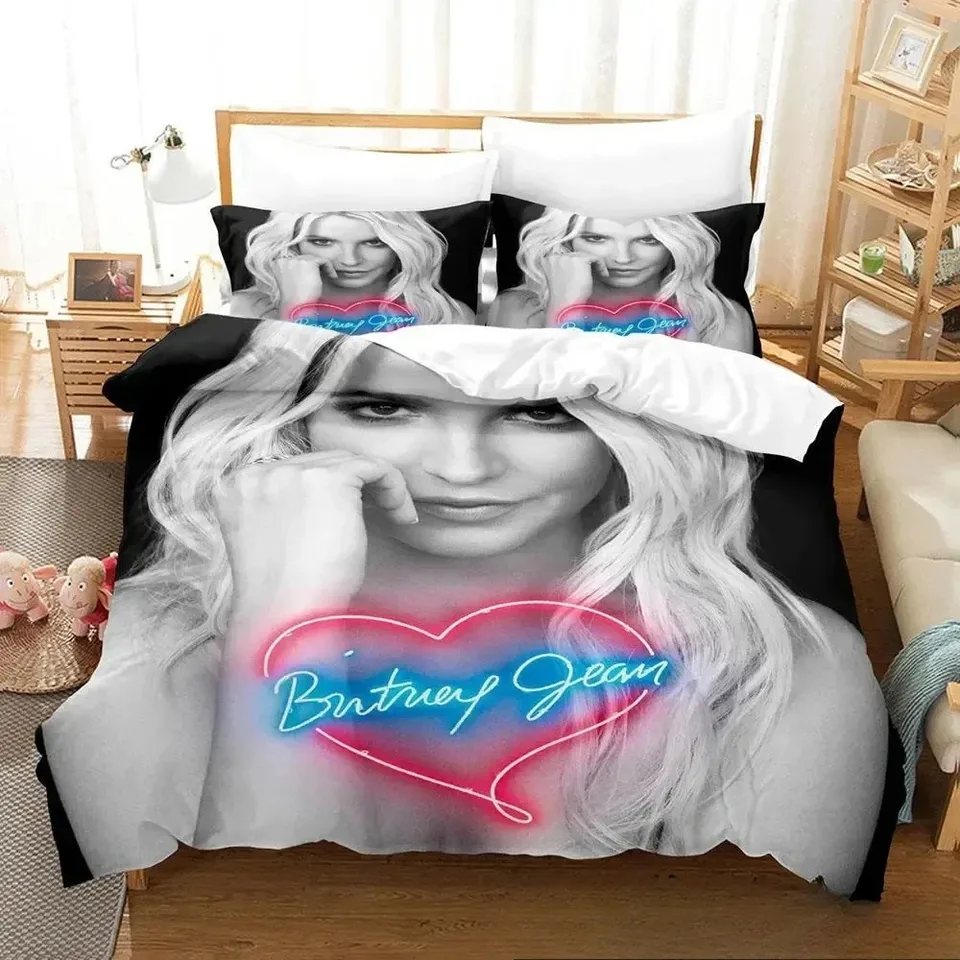 Exquisite Singer Britney Spears Bedding Set Duvet Cover Comforter