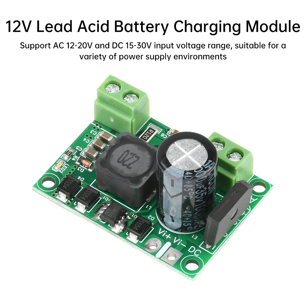 12V lead-acid battery charging module CN3768 module three-stage charging constant current charging AC 12-20V/DC 15-30V