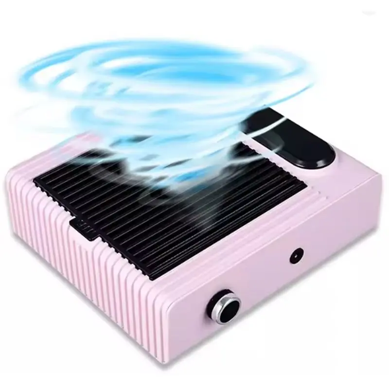 AS60-Nail Dust Collector 80W Vacuum Cleaner Featuring Strong Suction, Removable Filter, Big Fan, Low Noise EU Plug