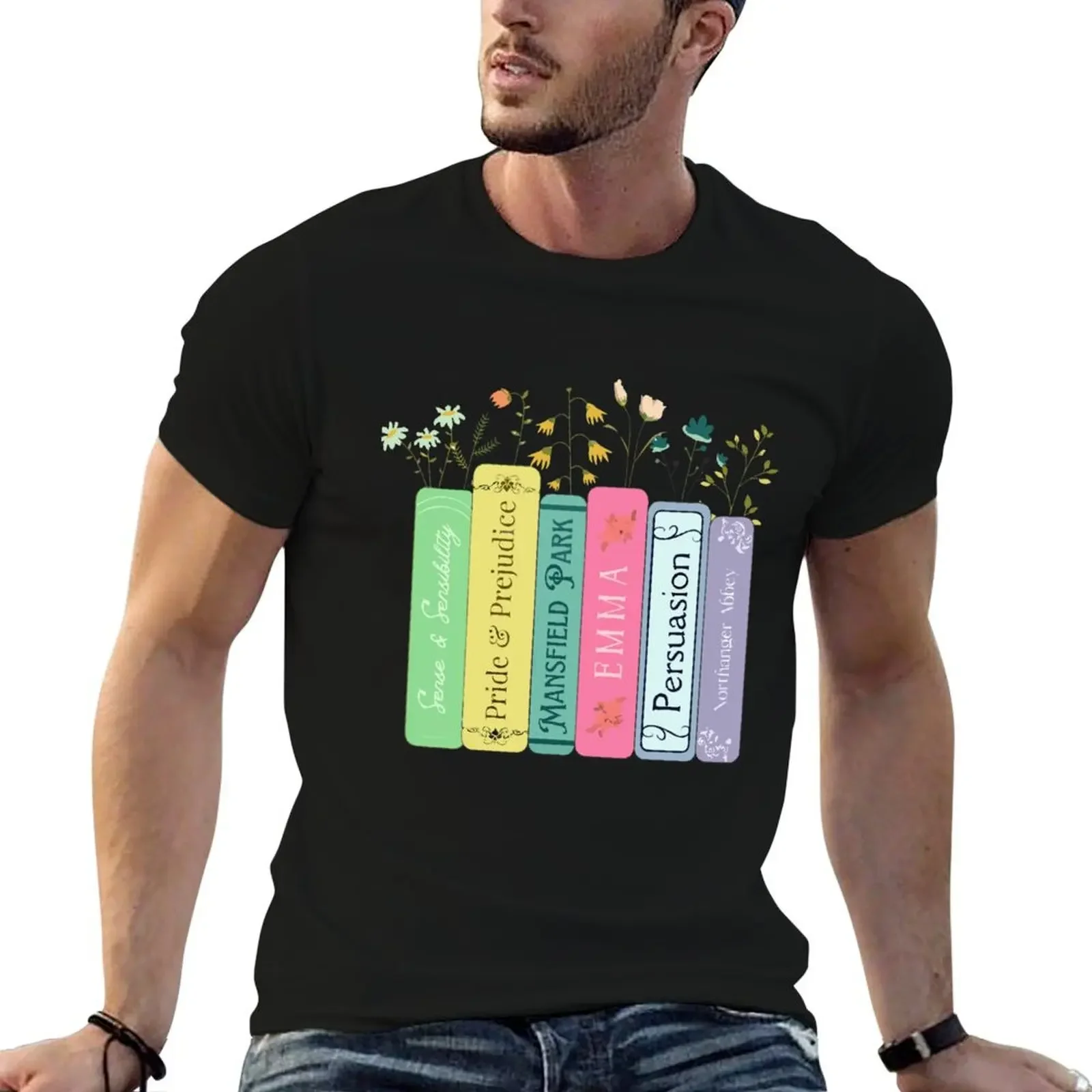 Jane Austen Books Pride & Prejudice T-Shirt aesthetic clothes cute clothes men clothings