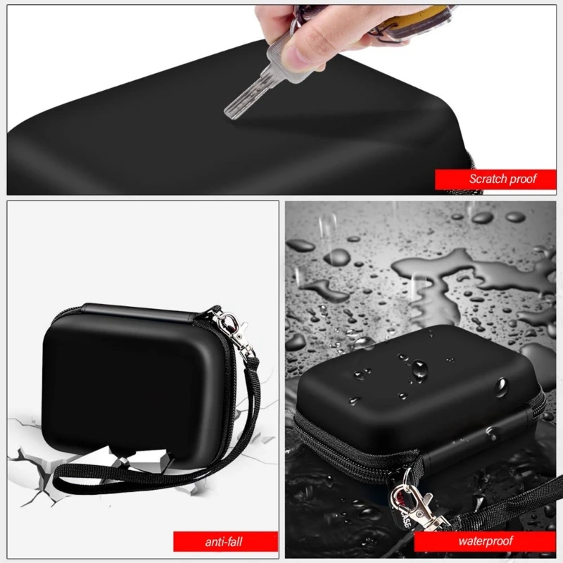 Digital Camera Case Storage Bag Waterproof Shockproof Carrying Bag Quality Materials for Travelers Photographer