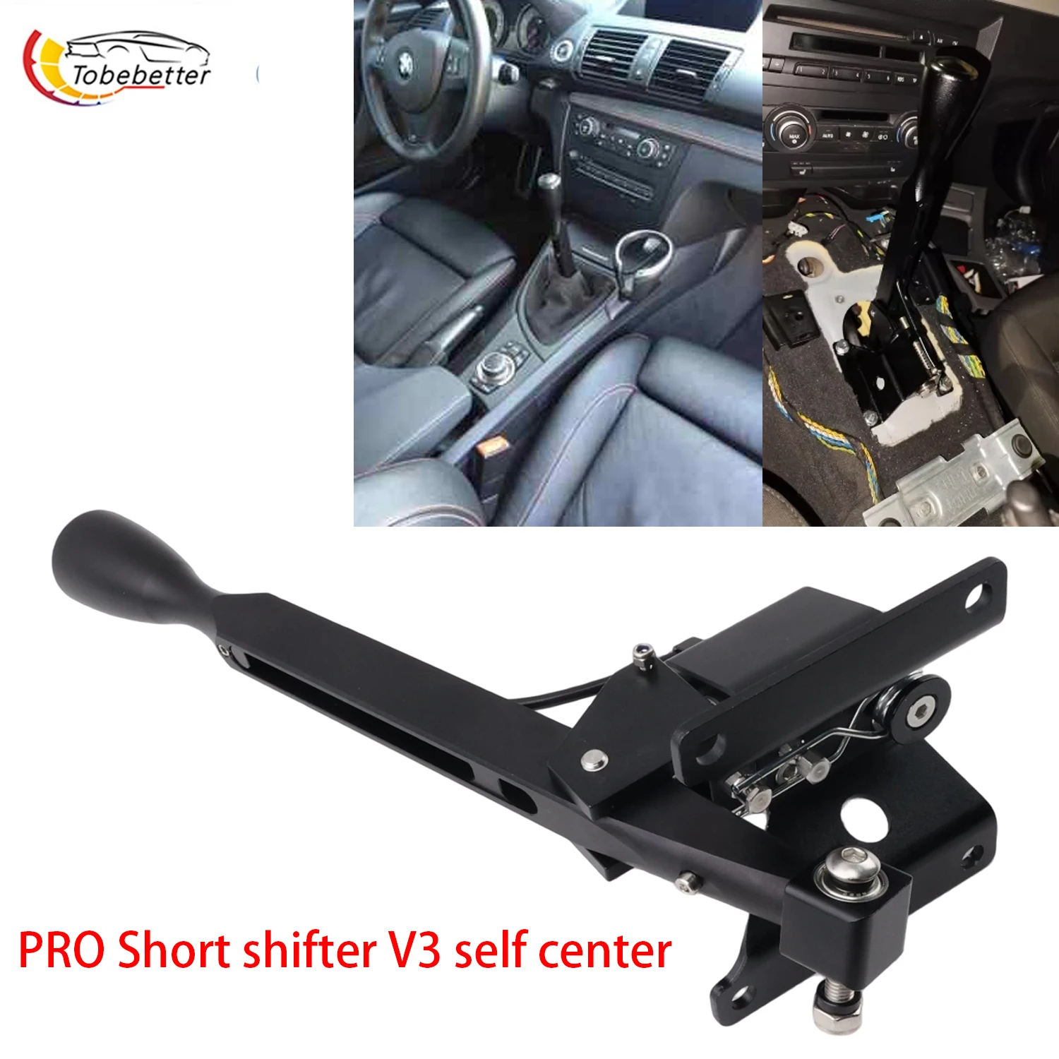 V3 Self Centring Standard H Shifting Pattern Short Shifter for BMW E30 E34 E36 E46 E8x E9x F2x F3x F8x 5 6 Speed Getrag ZF Trans