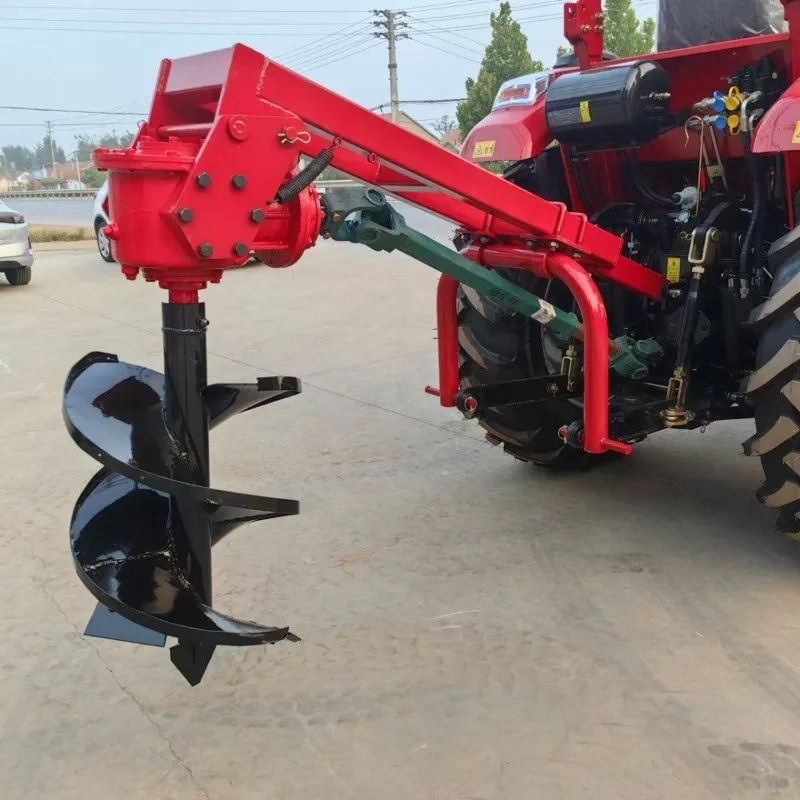 Pit Digger Four Wheel Tractor Tree Planting Pit Small Tree Pit  Hole Digger Drilling Machine Drilling