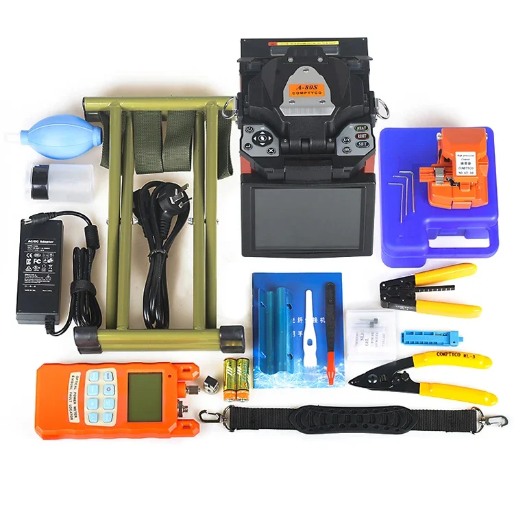 Manufacturer Professional FTTH Handheld Small A80S Optical Fiber Fusion Splicer