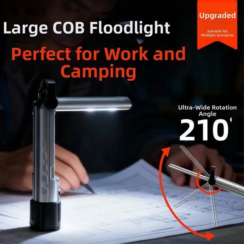 

Rechargeable Folding Work Light Long-Lasting Super Brightness Flashlight High-lumen Folding Portable Searchlight Repairs