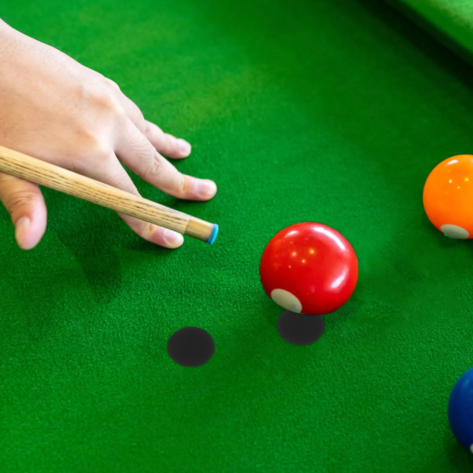 1Sheet High Adhesion Pool Table Cue Ball Positioning Dots Stickers for Billiards Accuracy Stability Tablecloth Decoration