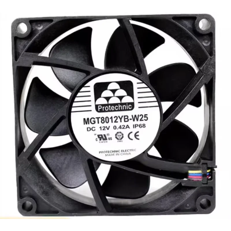 

Вентилятор охлаждения сервера Magic MGT8012YB-W25 DC 12V 0.42A 80x80x25 мм, 4-проводной