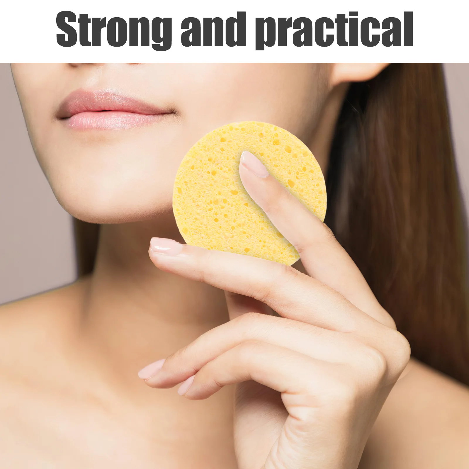 5-delige gezichtsreinigingspads Sponzen Herbruikbare make-up Remover Make-up voor Foundation Round