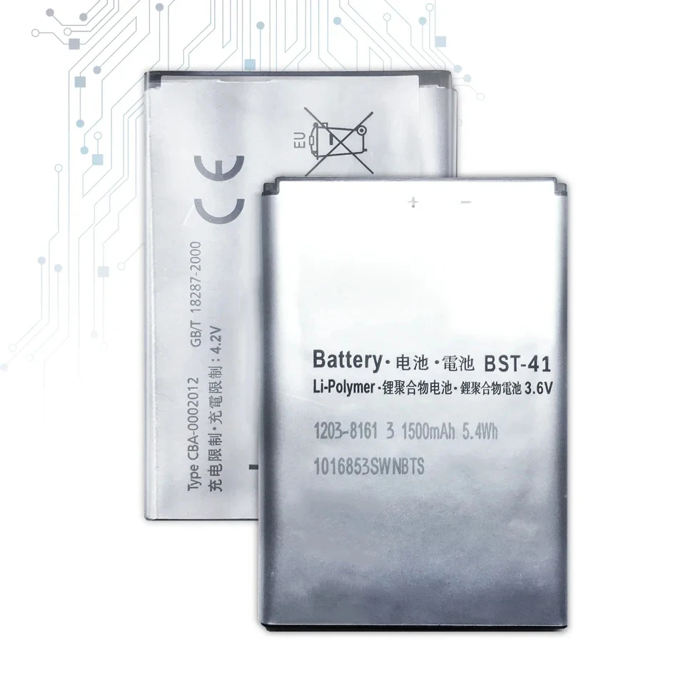 BST-41 Battery For Sony Ericsson Xperia PLAY R800 R800i Play Z1i A8i M1i X1 X2 X2i X10 X10i 1500Mah + Tracking Number