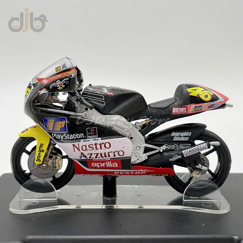 1:18 Diecast Motorcycle Model Toy Aprilia RSW 250 1997/1999 Sports Racing Bike Miniature Replica Collection