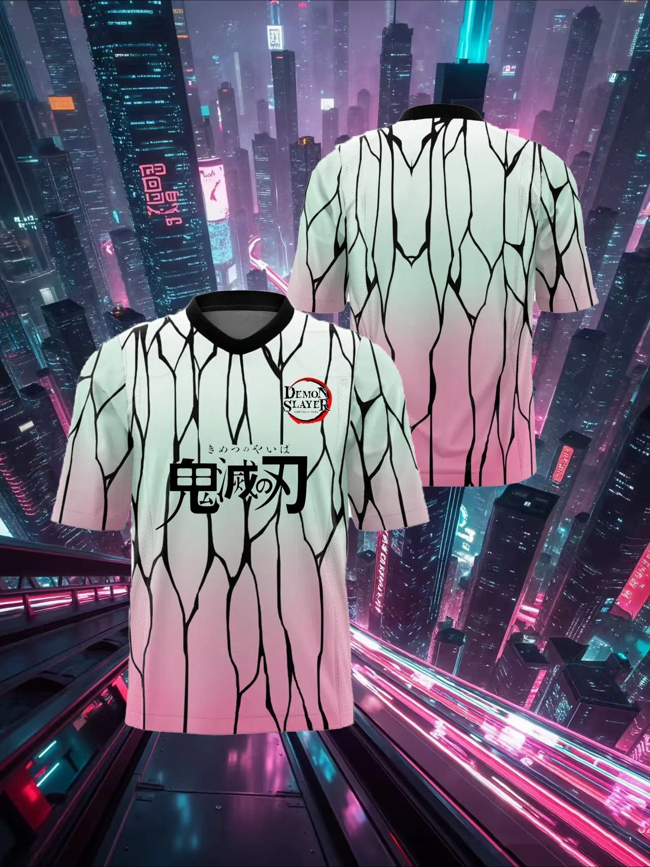 

Shinobu Kocho Ghost Blade Джерси для американского футбола на весну и осень для мужчин и женщин, для взрослых и детей, с коротким рукавом