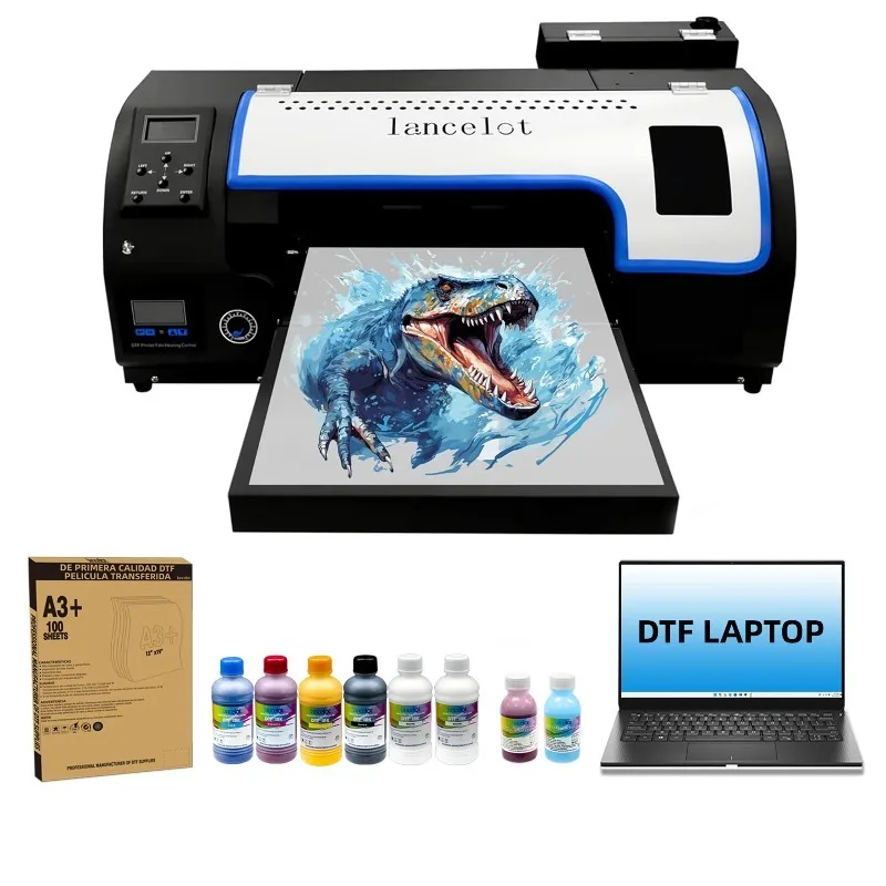 Лидер продаж Lancelot M1630PRO A3 DTF переносной принтер с ноутбуком и духовкой для печати футболок и украшения одежды
