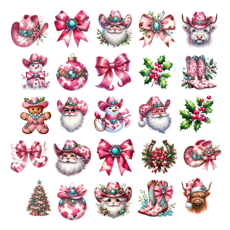 Cowboy Snowman Girl Cowboy Wild Free Rodeo boots Vintage Style Iron on Patches Applique for Cloth Strong color fastness
