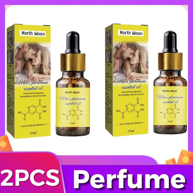 1/2Pcs Pheromone Perfume Oil For Men To Attract Women Natural Refreshing Body Perfume Unisex Fragrance Essential Oil