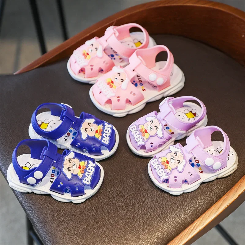 kids shoes waterproof plastic baby sandals for boys and girls non-slip soft-soled toddler shoes