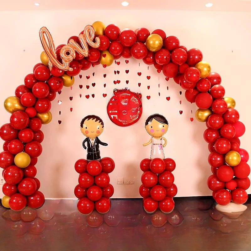 

Уличная арка-стойка для украшения шарами: Декор для дня рождения, церемонии открытия, свадьбы, праздничные реквизиты, стандартный размер, круглые шары