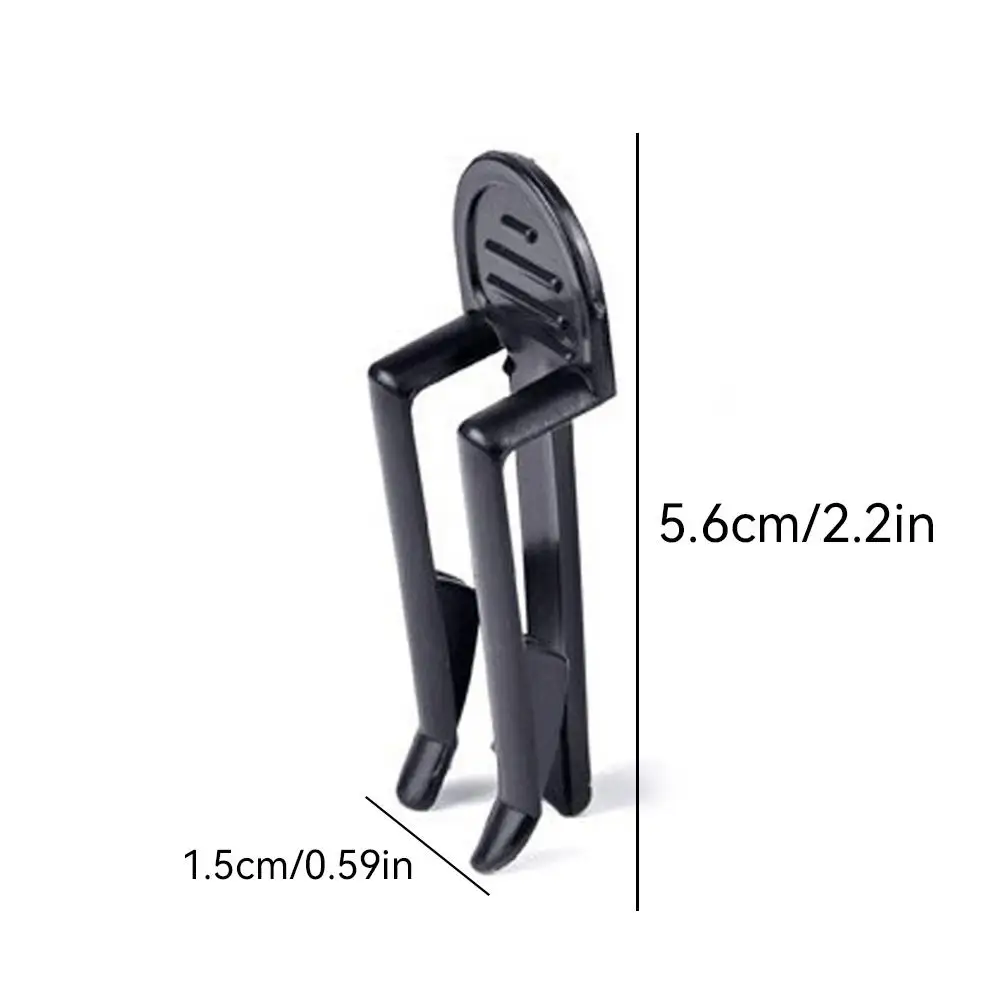 2/5Pcs Plastic Garbage Bag Clip Fixed Waste Bin Bag Holder Rubbish Clip Trash Can Clamp Kitchen Bathroom Gadgets view 6