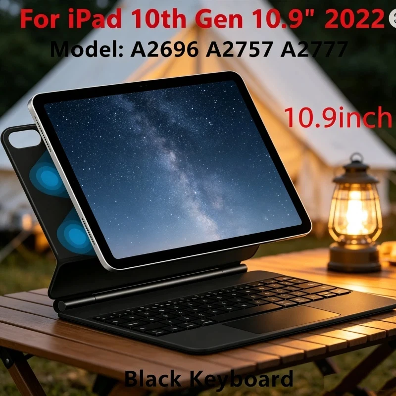 Silent Scissor Keyboard for iPad 10th Gen 10.9