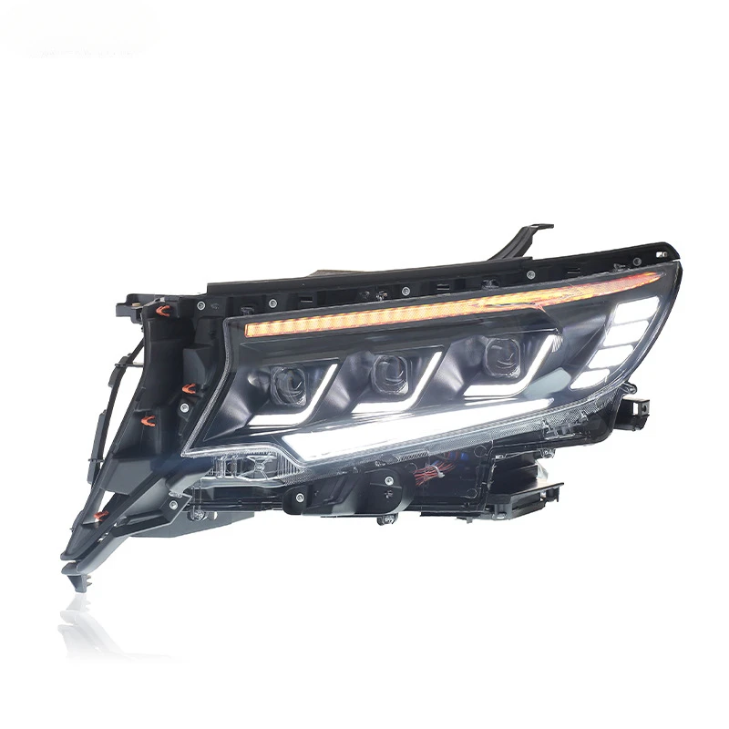 

Applicable to Applicable to18-20Toyota Prado Headlight Assembly Modification FullLEDDaytime Running Light Turn Signal Lens