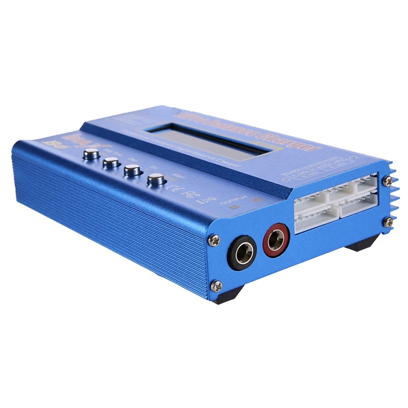 For IMAX B6 80W Lipo Battery Charger+T Plug Lipo Nimh Li-Ion Ni-Cd Digital Lipro Balance Charger Battery Charger US Plug Blue