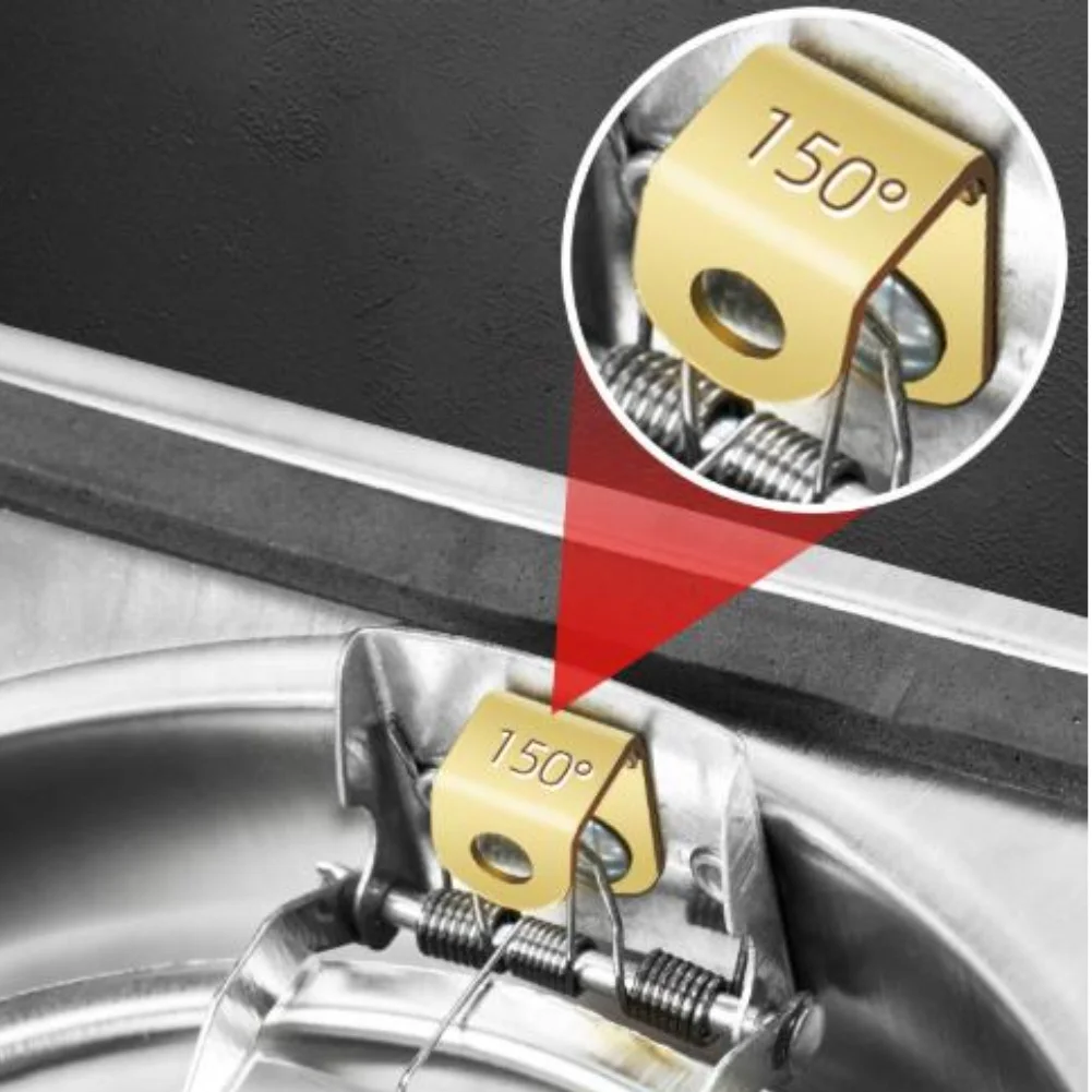 For Kitchen And Bathroom Kitchen Range Hood Valve Heat Resistant Check Valve Appliance Anti-odor Valve Enhanced Sealing