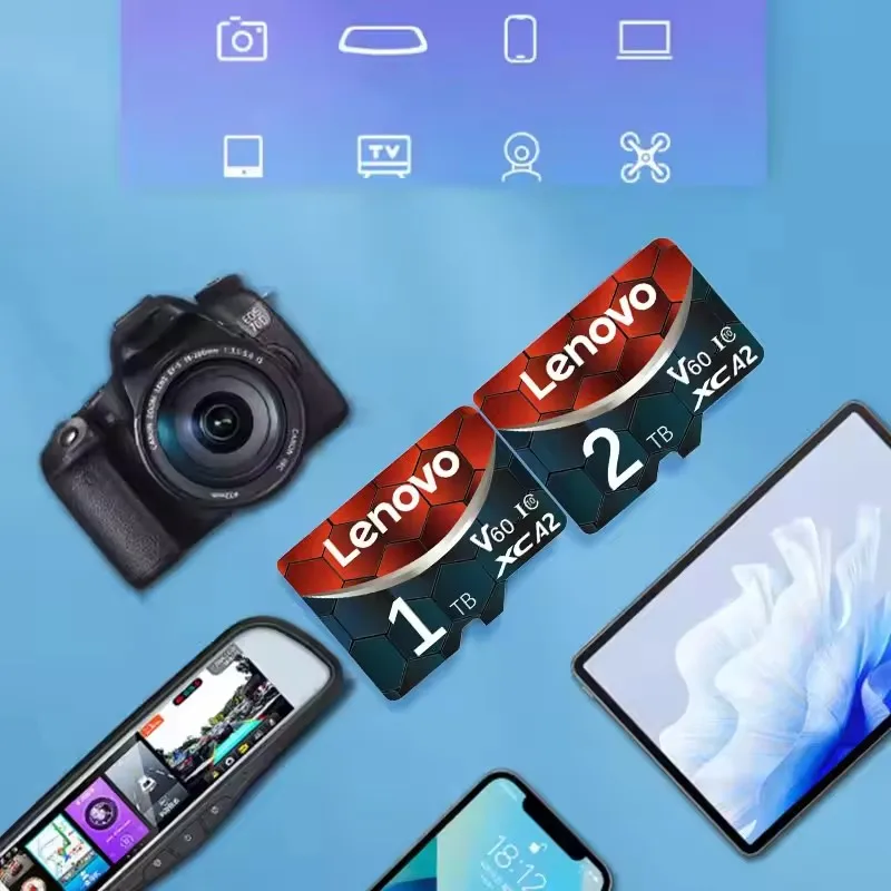 Lenovo High Speed Expansion Mobile Phone Memory Card 2TB TF Card 1TB Mini SD Card 512GB TF SD Card For Nintendo Switch Camera view 6