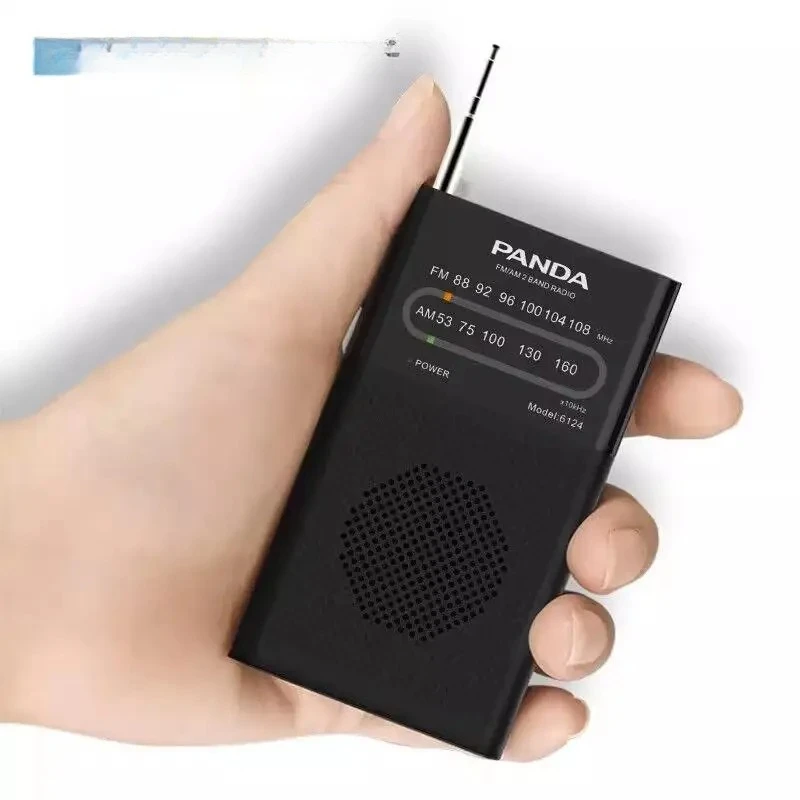 

new Panda 6124 FM AM two-band mini portable radio Mini radio old man pocket semiconductor mini micro FM radio