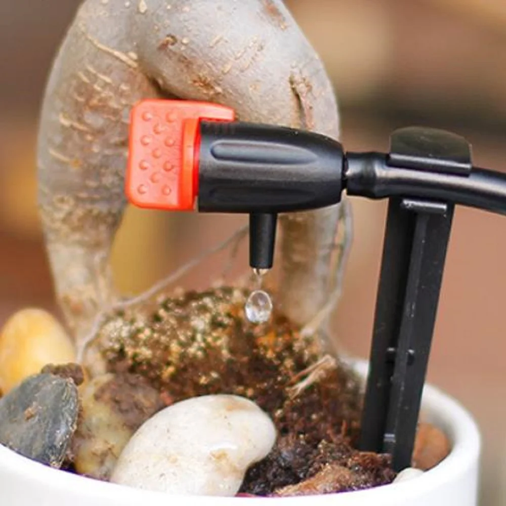 0~40/60L Adjustable Dripper Micro Drip Irrigation Regulator Emitter Garden Folwer Bed Plant Succulent Flower Watering