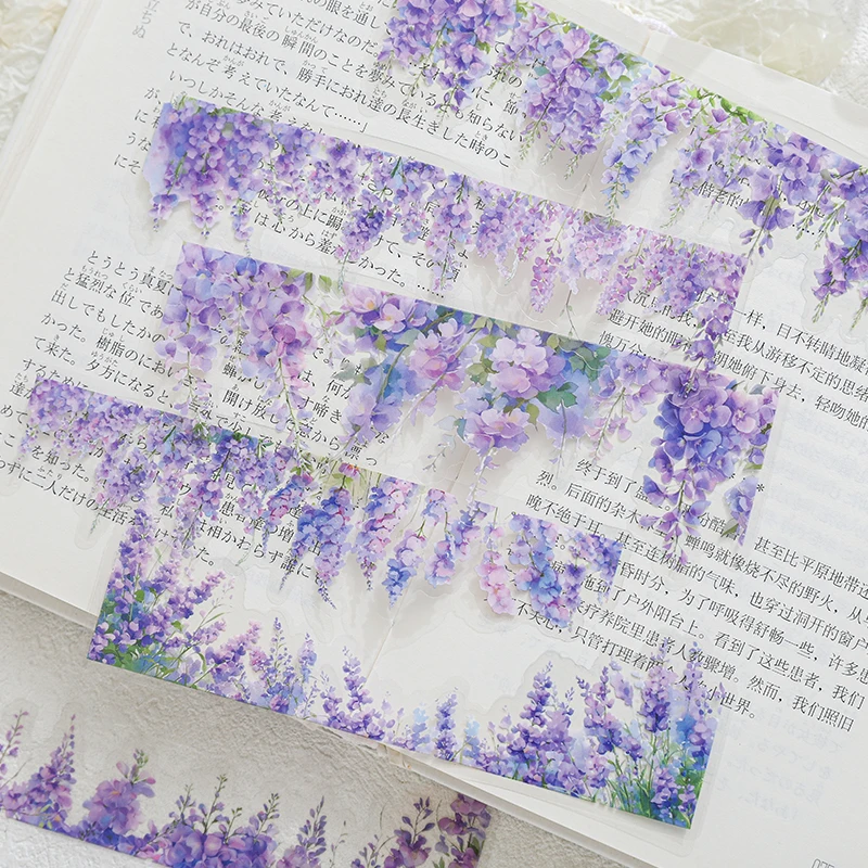 10 ورقات عتيقة INS كبيرة الحجم زهور نباتية ملصقات كرمة ملصقات زخرفية ألبوم يوميات لوازم سكرابوكينغ يدوية الصنع