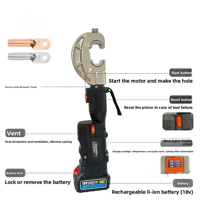 

Multi-function Hydraulic Pliers Commercial Simple Design Hydraulic Tools Cordless Straight Handle Hydraulic Pliers Electric